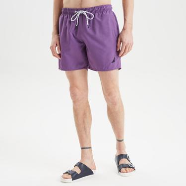  Nautica Erkek Mor Regular Fit Mayo Şort