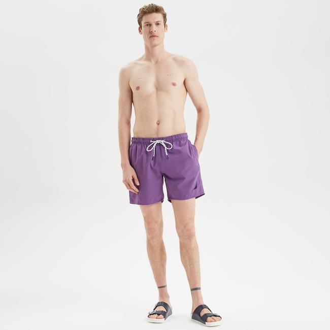  Nautica Erkek Mor Regular Fit Mayo Şort