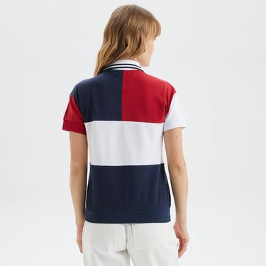  Nautica Kadın Lacivert Kısa Kollu Polo