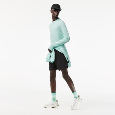  Erkek Slim Fit Bisiklet Yaka Yeşil T-Shirt