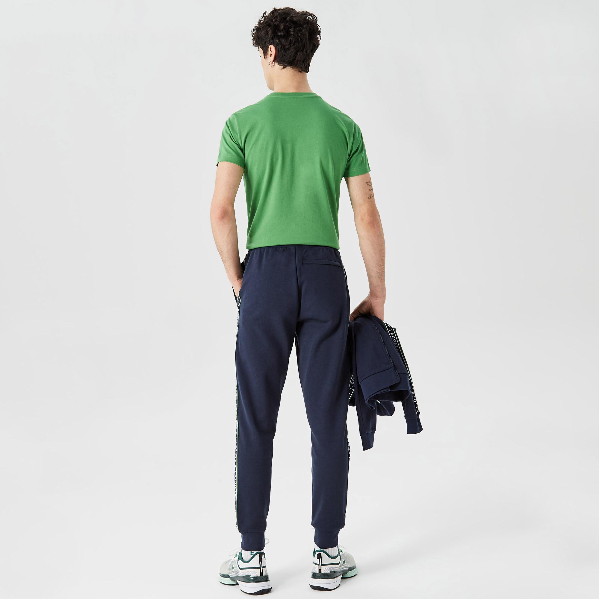 Erkek Regular Fit Baskılı Lacivert Eşofman Altı