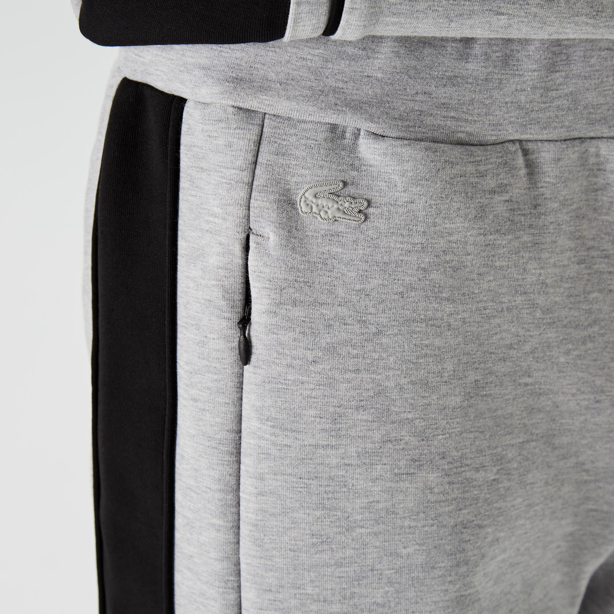 Erkek Slim Fit Baskılı Gri Eşofman Altı