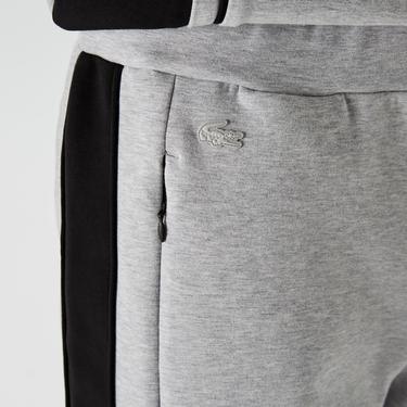  Erkek Slim Fit Baskılı Gri Eşofman Altı