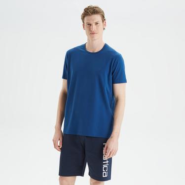  Nautica Erkek Mavi T-Shirt