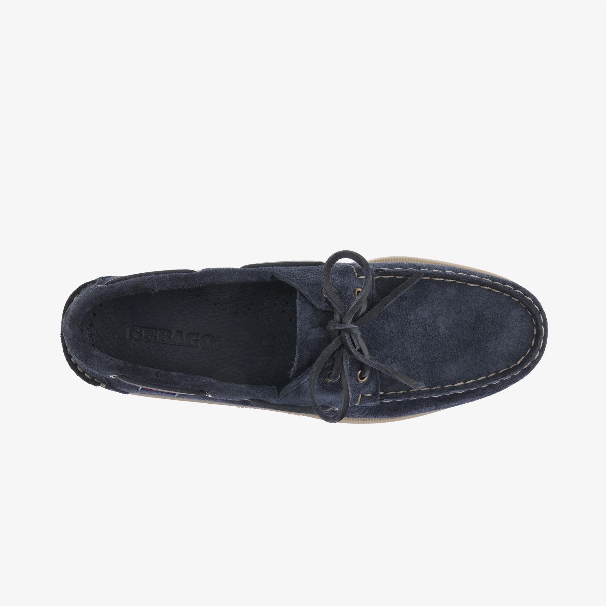 Sebago Portland Flesh Out Erkek Lacivert Süet Deri Ayakkabı