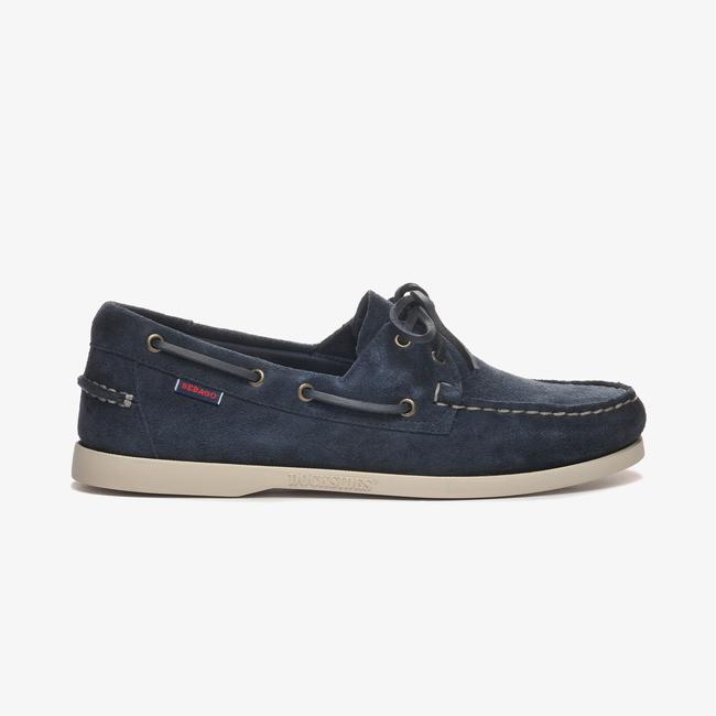  Sebago Portland Flesh Out Erkek Lacivert Süet Deri Ayakkabı