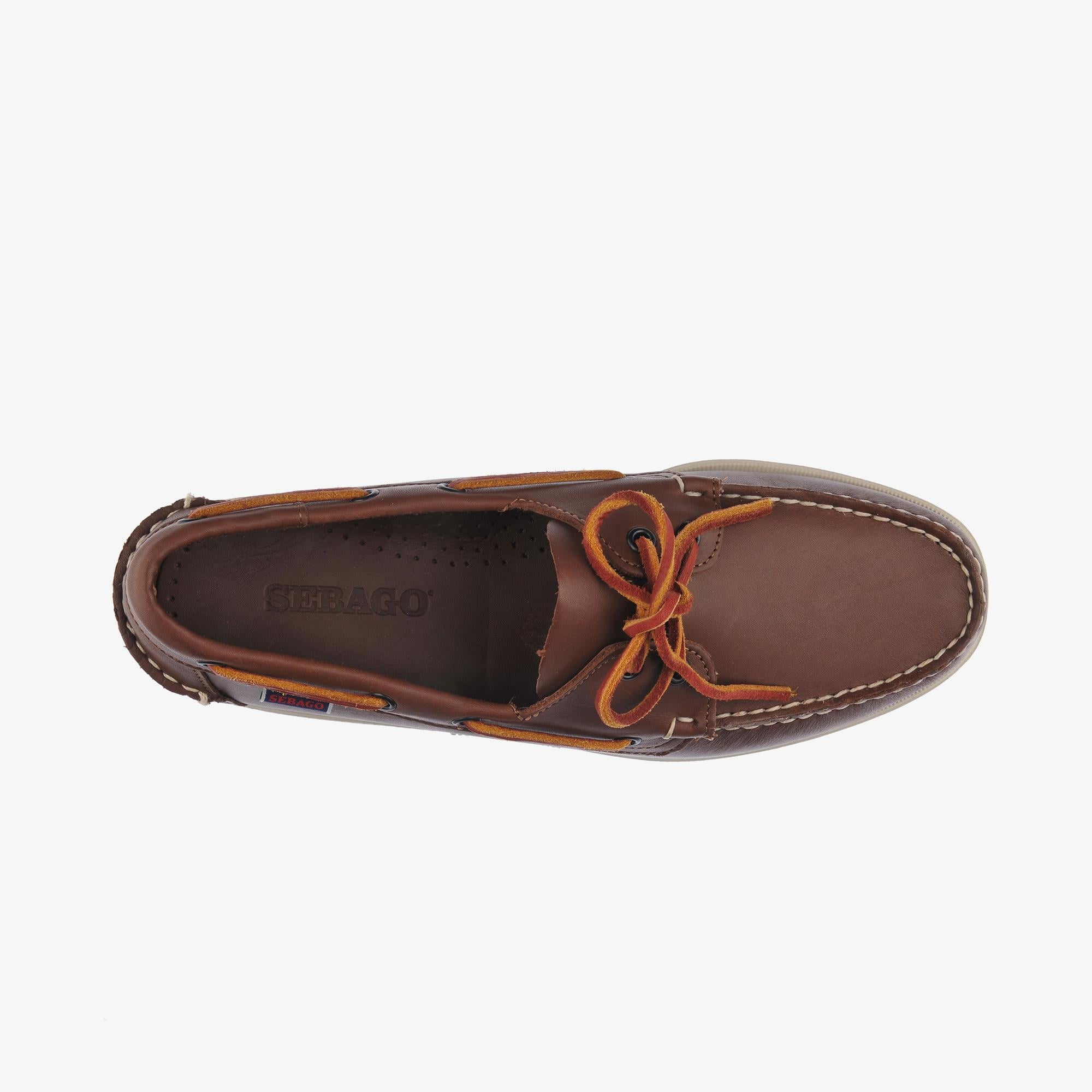 Sebago Docksides Portland Erkek Kahverengi Deri Ayakkabı