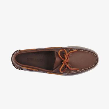  Sebago Docksides Portland Erkek Kahverengi Deri Ayakkabı