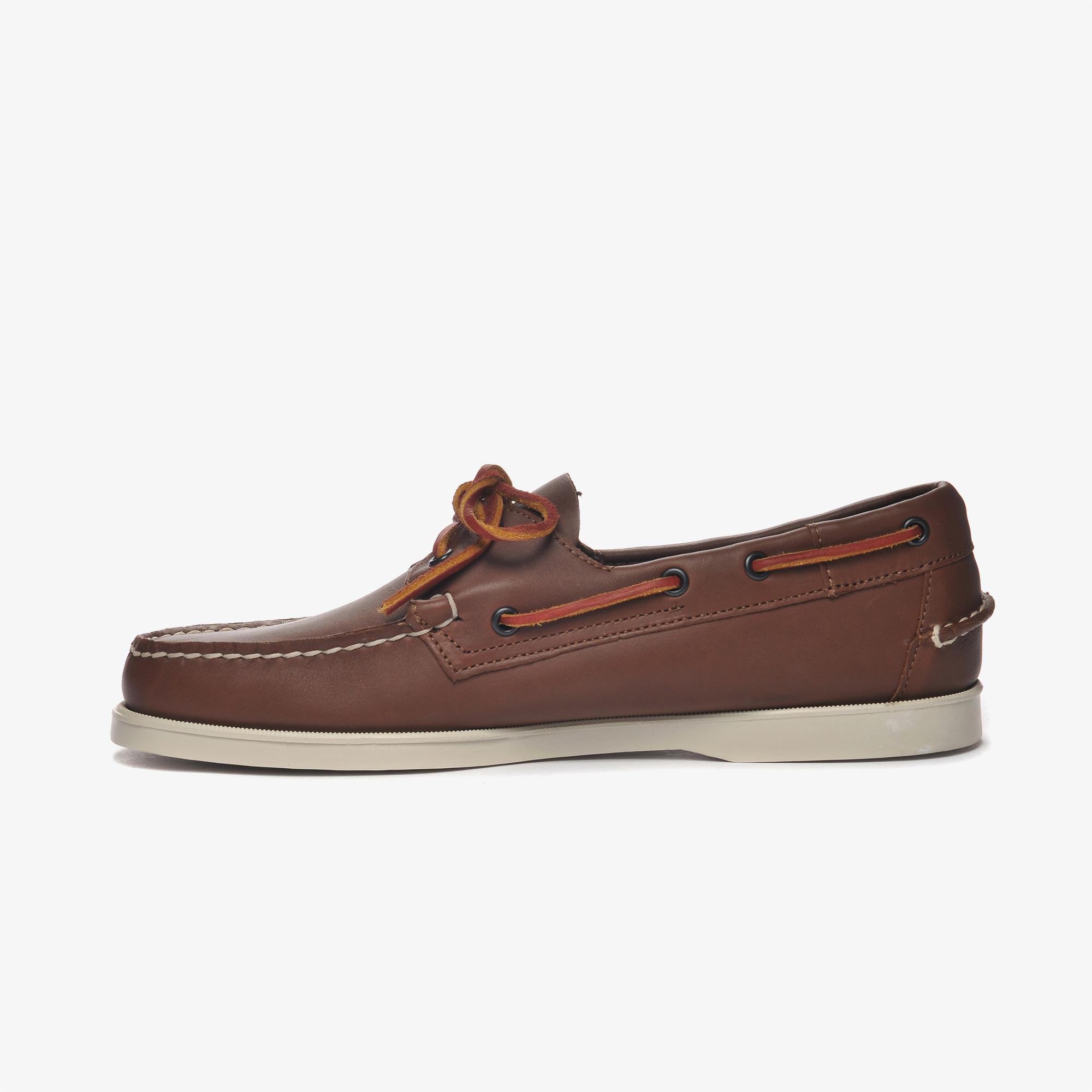 Sebago Docksides Portland Erkek Kahverengi Deri Ayakkabı