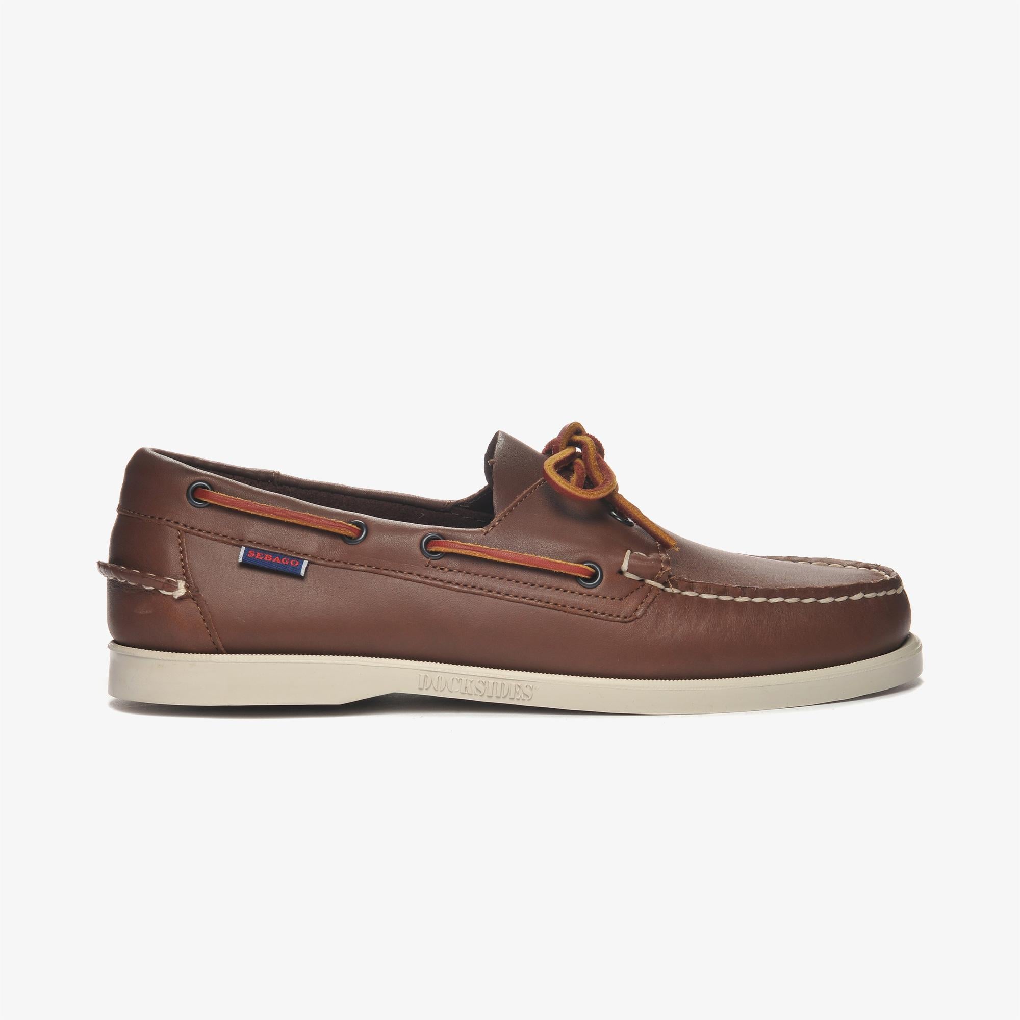 Sebago Docksides Portland Erkek Kahverengi Deri Ayakkabı