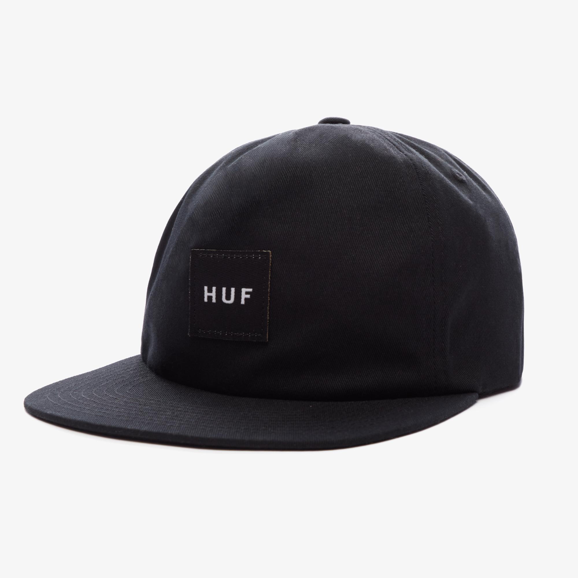 HUF Ess Unstructured Box Snapback Erkek Siyah Şapka