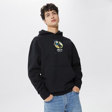  Huf Three Hundred Erkek Siyah Hoodie
