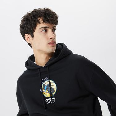  Huf Three Hundred Erkek Siyah Hoodie