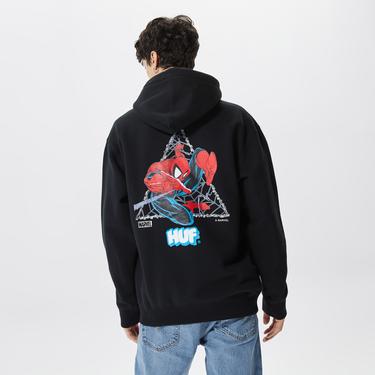  Huf Triangle Erkek Siyah Hoodie