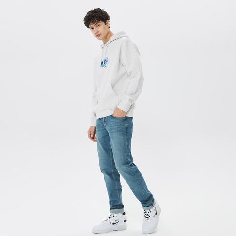  HUF Huforola Pullover Erkek Gri Hoodie Sweatshirt