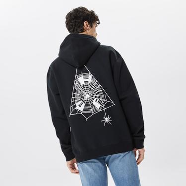  Huf Tangled Web Erkek Siyah Hoodie