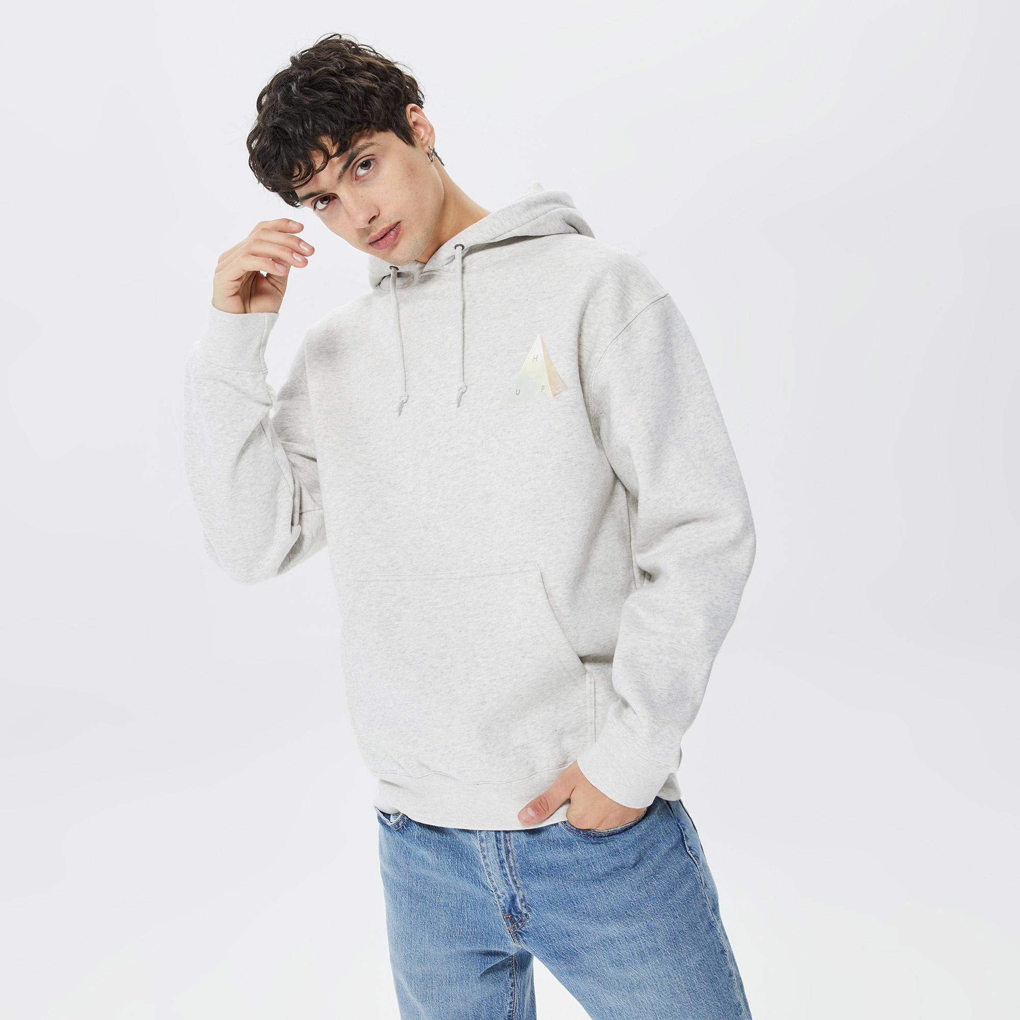 Huf Discover Nature Erkek Gri Hoodie