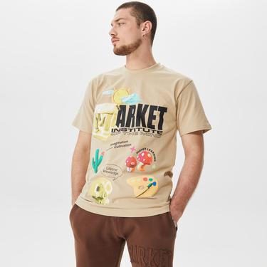  Market Institute Of The Mind Erkek Bej T-Shirt