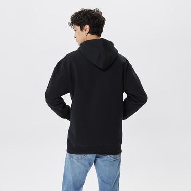  Huf Essentials Erkek Siyah Hoodie