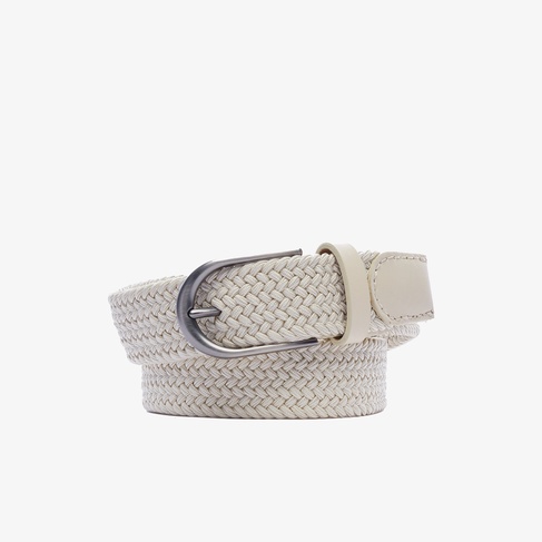  Nautica Erkek Bej Örgü Kemer