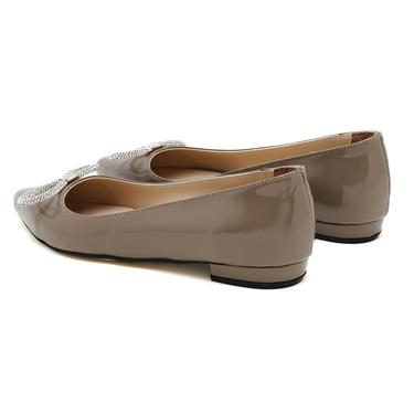  Kadın Vizon Rugan Deri Babet