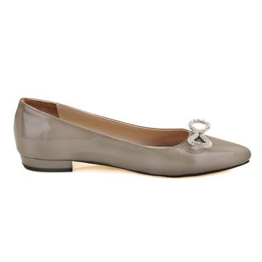  Kadın Vizon Rugan Deri Babet