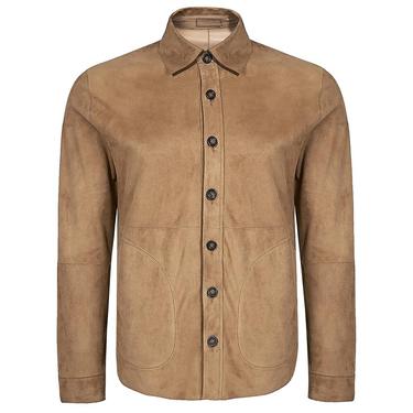  Maynor Erkek Çift Taraflı Deri Gömlek Ceket