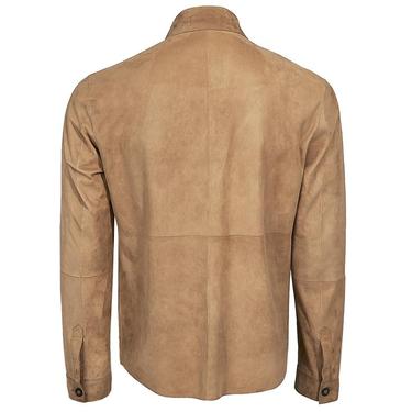  Maynor Erkek Çift Taraflı Deri Gömlek Ceket