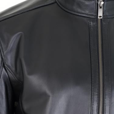  Agostino Siyah Erkek Deri Ceket