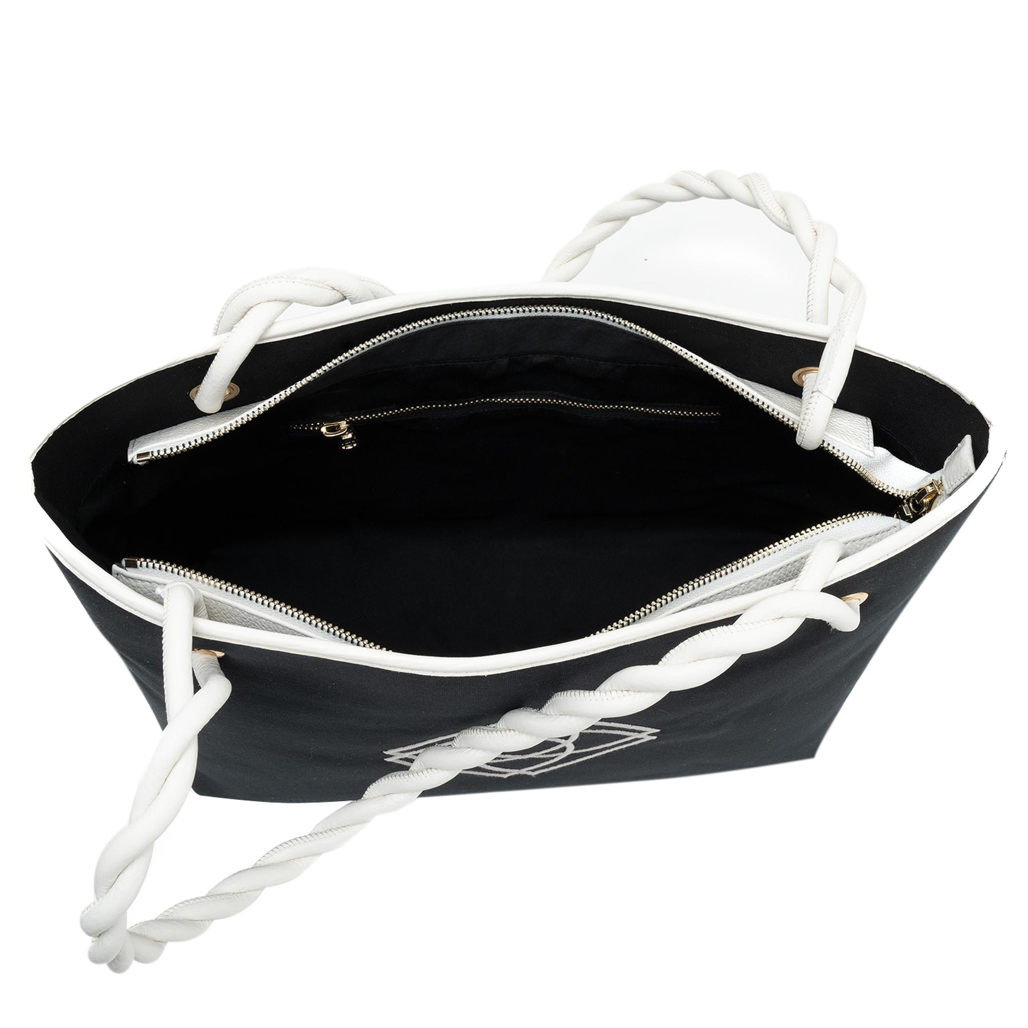 Darian Siyah Kadın Deri Omuz Çantası