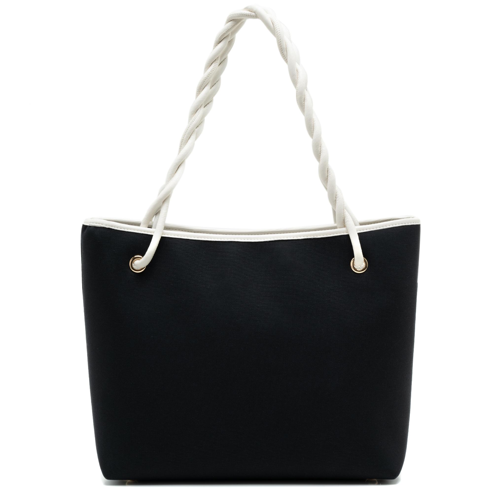 Darian Siyah Kadın Deri Omuz Çantası