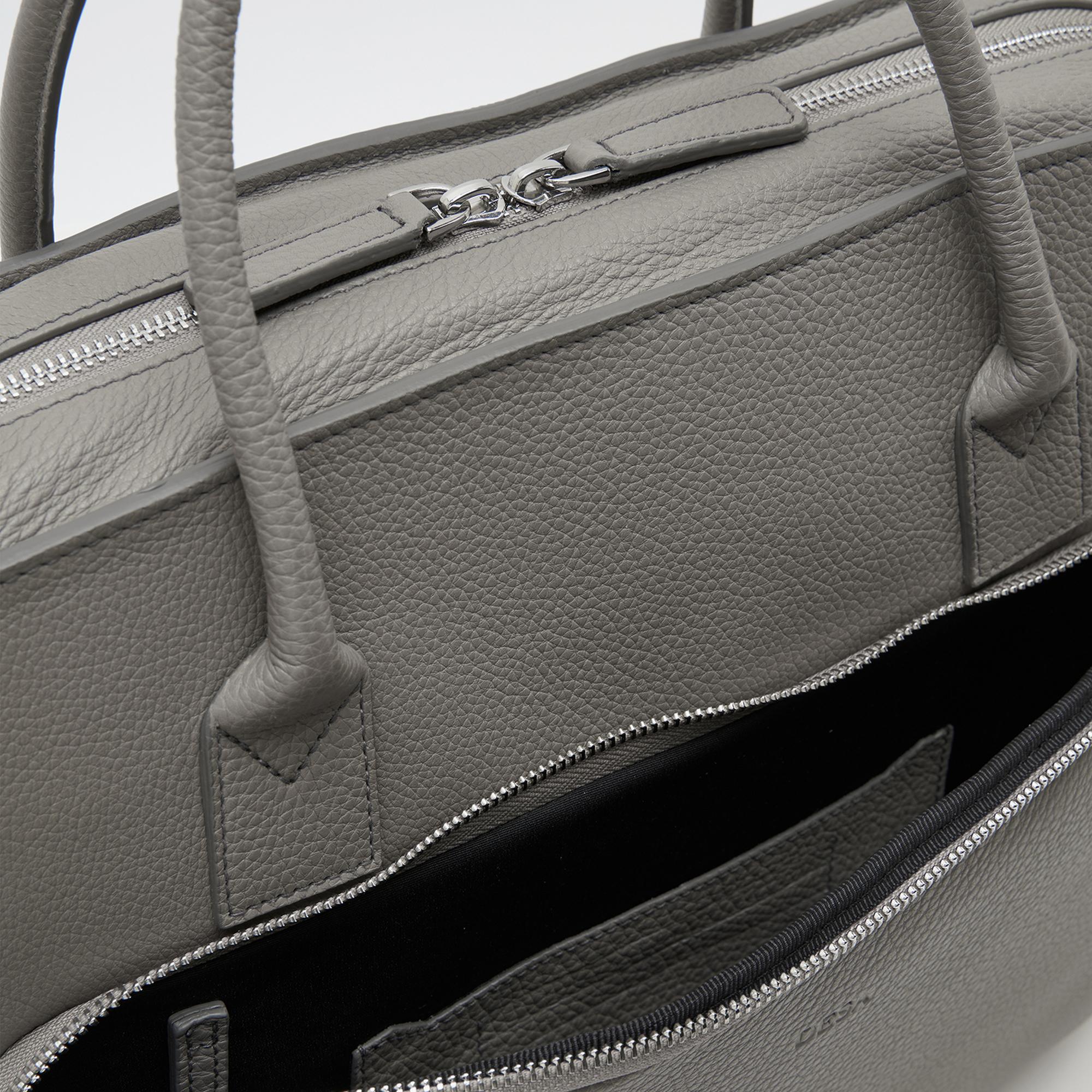 Bing Antrasit Erkek Deri Evrak Çantası