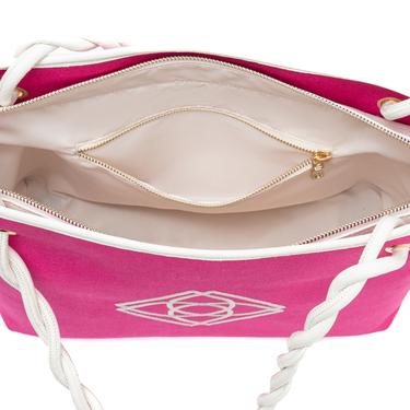  Darian Fuşya Kadın Deri Omuz Çantası