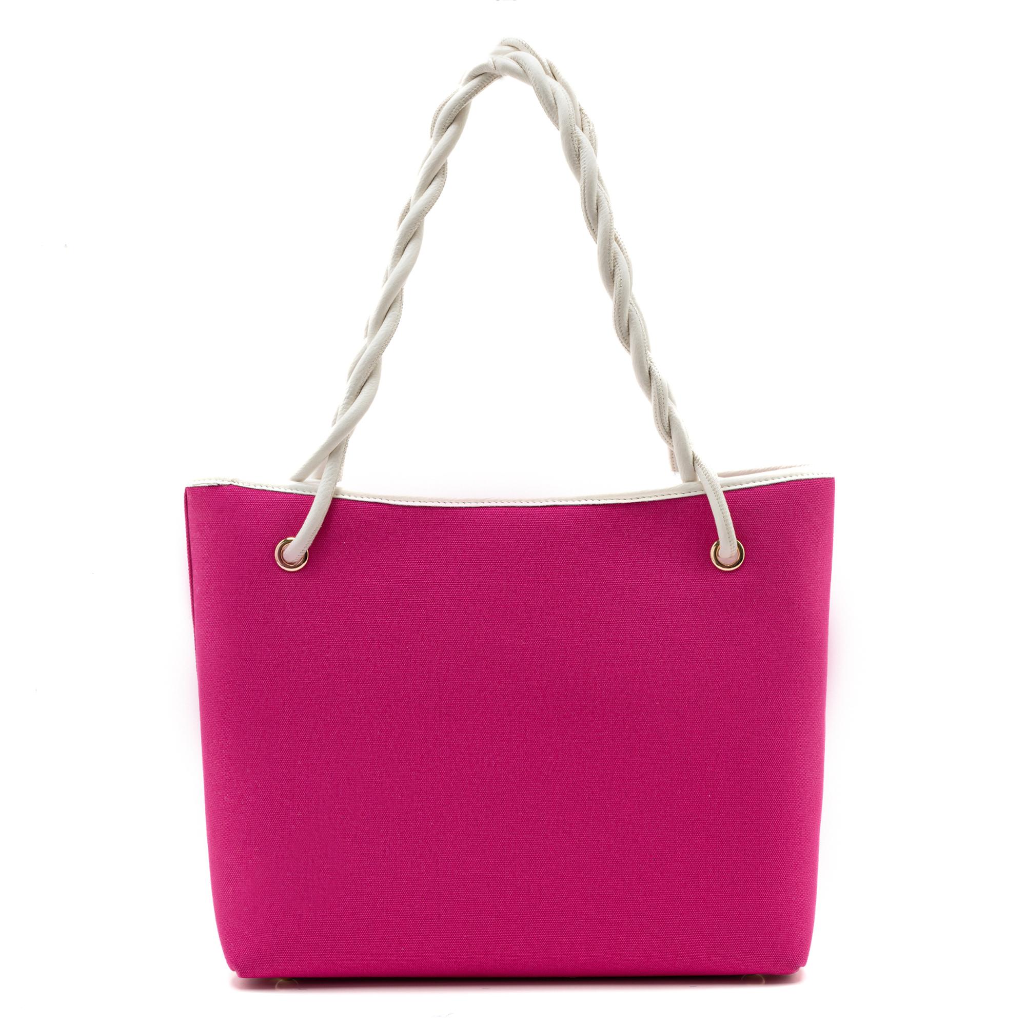 Darian Fuşya Kadın Deri Omuz Çantası