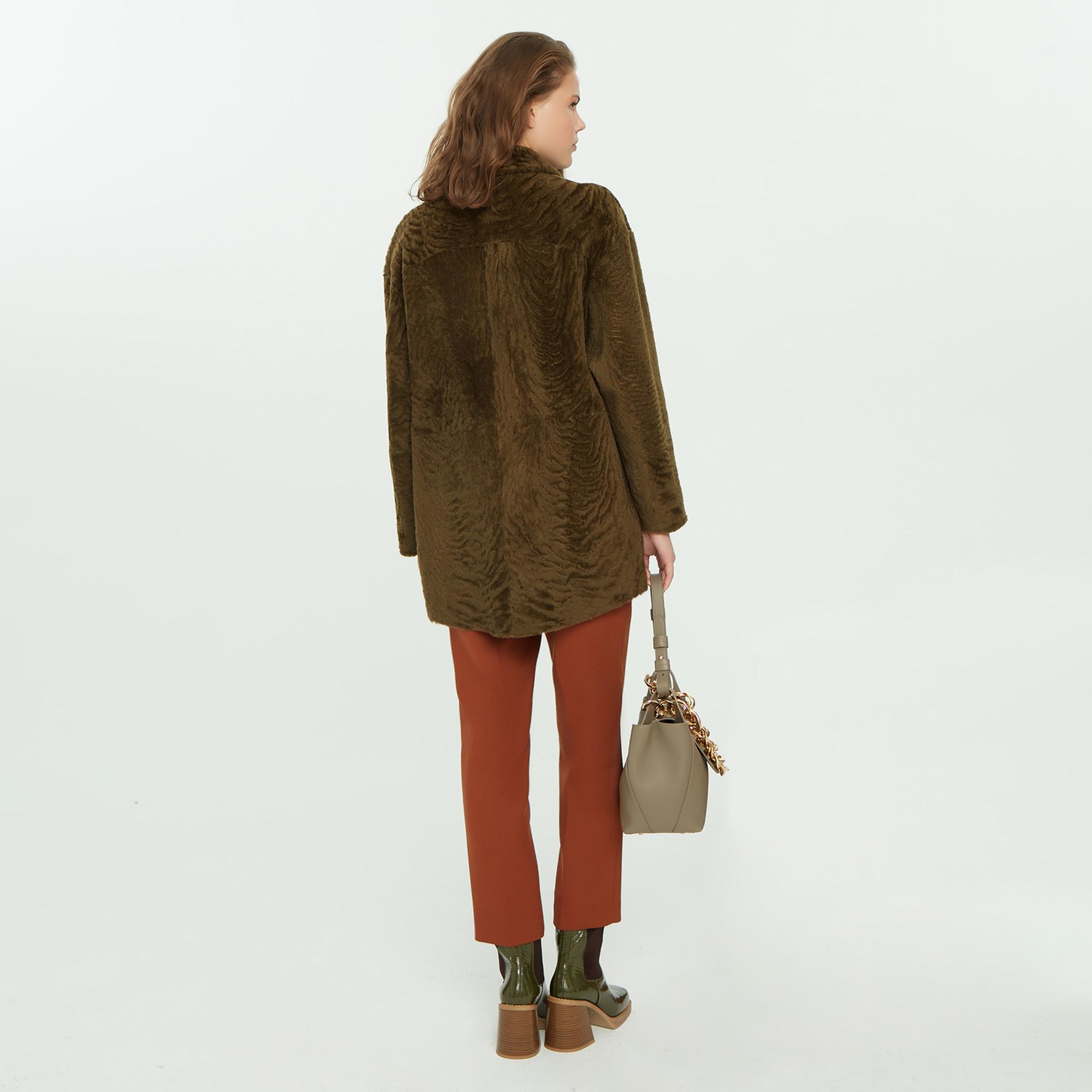 Chayan Yeşil Kadın Çift Taraflı Gömlek