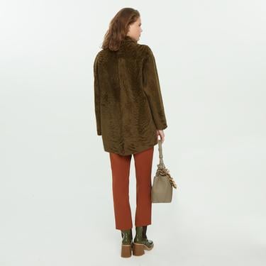  Chayan Yeşil Kadın Çift Taraflı Gömlek