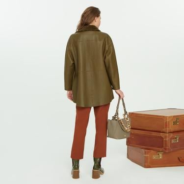  Chayan Yeşil Kadın Çift Taraflı Gömlek