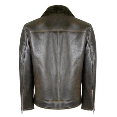  Ariance Yeşil Erkek Kürk Mont