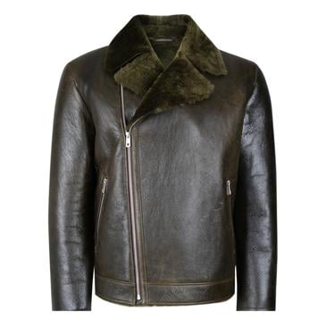  Ariance Yeşil Erkek Kürk Mont