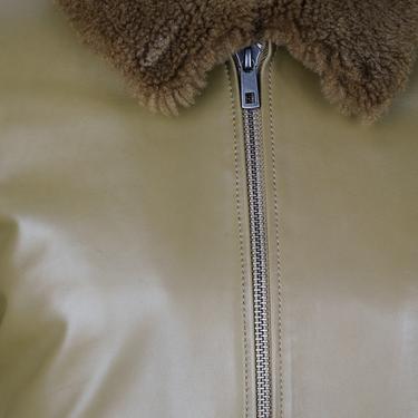  Alijha Haki Erkek Deri Mont