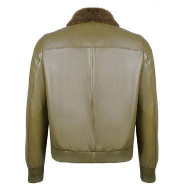  Alijha Haki Erkek Deri Mont