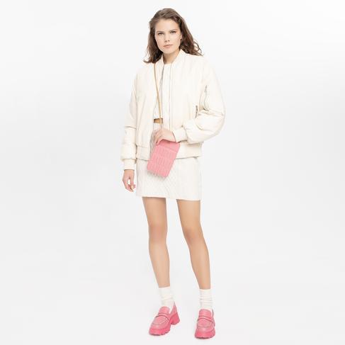  Aulora Kadın Çift Taraflı Deri Bomber