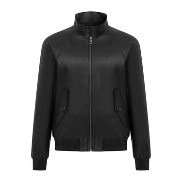  Akando Siyah Erkek Bomber Deri Ceket