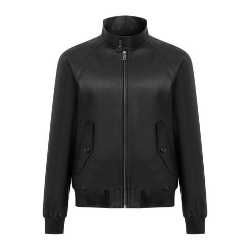 Akando Siyah Erkek Bomber Deri Ceket