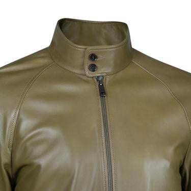  Akando Haki Erkek Bomber Deri Ceket