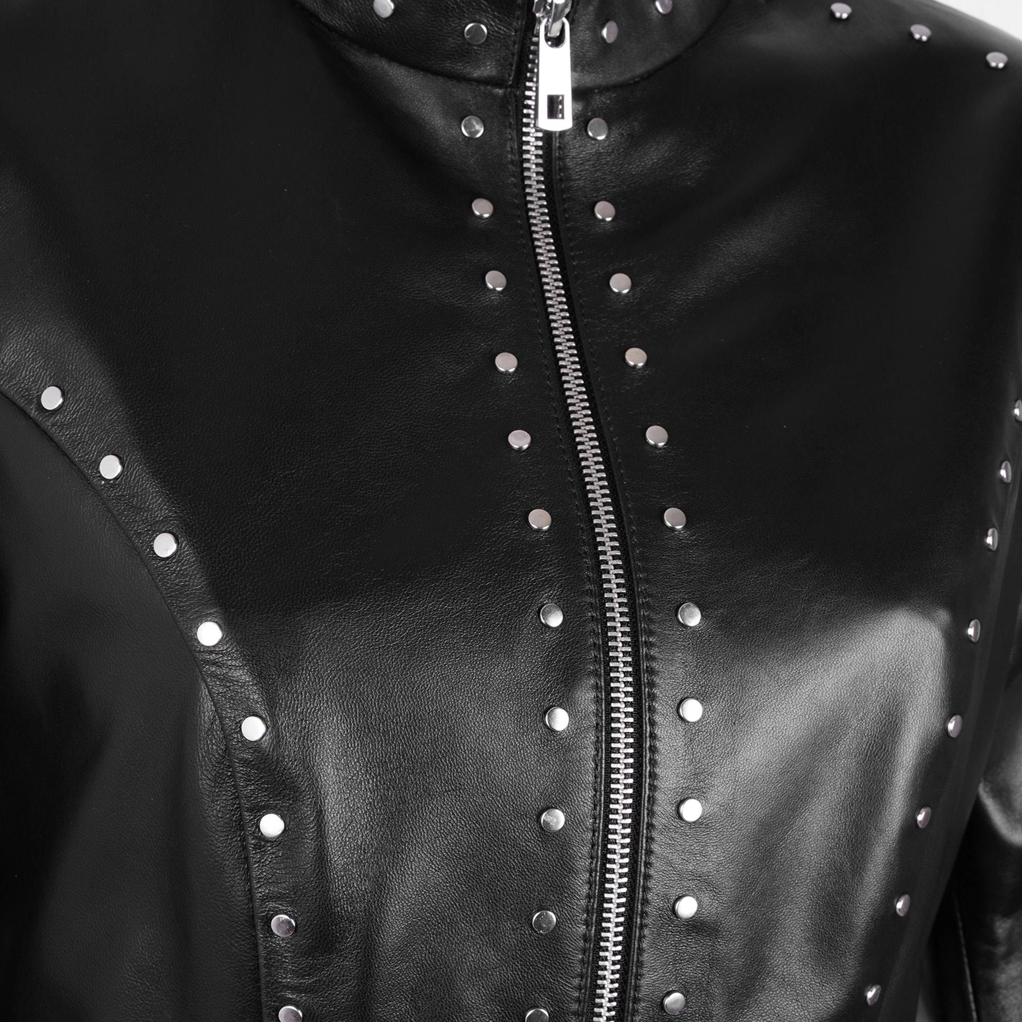 Ady Siyah Kadın Deri Ceket