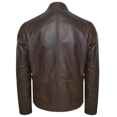  Dugan Kahve Erkek Deri Mont