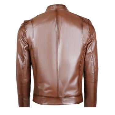  Manlio Kahve Erkek Deri Mont