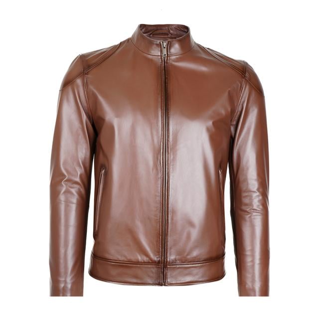  Manlio Kahve Erkek Deri Mont