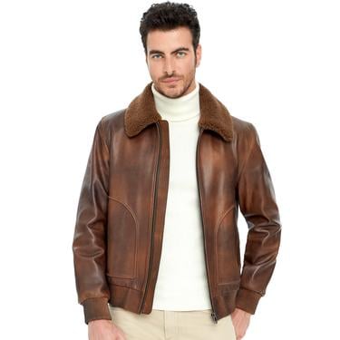  Alijha Kahve Erkek Deri Mont